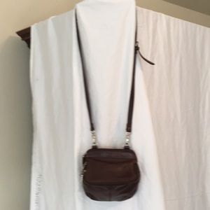 Hobo International, Leather crossbody travel purse